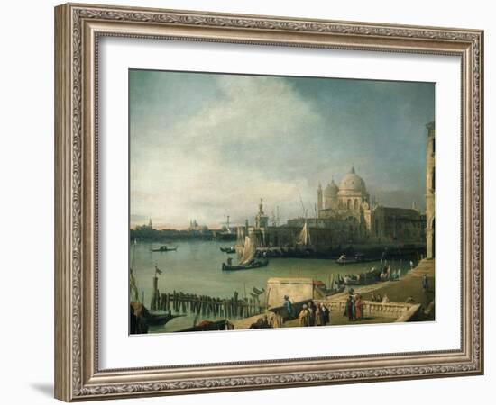 Santa Maria Della Salute Church and Customs House, Venice, Italy, 1726-28-Canaletto-Framed Giclee Print