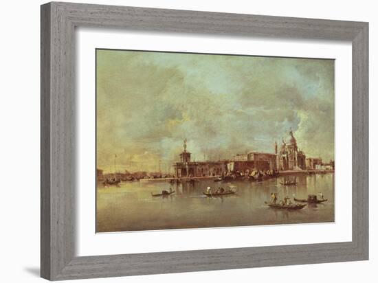 Santa Maria Della Salute Seen from the Mouth of the Grand Canal, Venice-Francesco Guardi-Framed Giclee Print