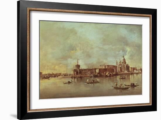 Santa Maria Della Salute Seen from the Mouth of the Grand Canal, Venice-Francesco Guardi-Framed Giclee Print