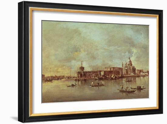 Santa Maria Della Salute Seen from the Mouth of the Grand Canal, Venice-Francesco Guardi-Framed Giclee Print