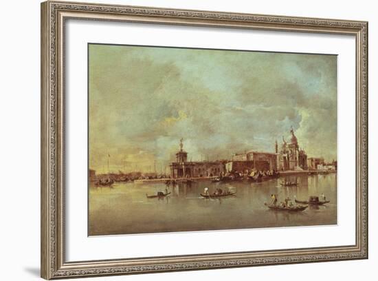 Santa Maria Della Salute Seen from the Mouth of the Grand Canal, Venice-Francesco Guardi-Framed Giclee Print