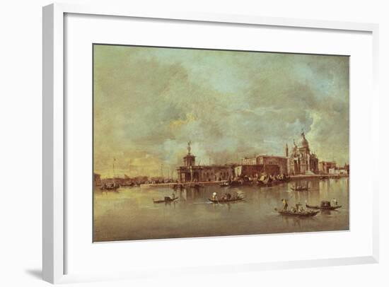Santa Maria Della Salute Seen from the Mouth of the Grand Canal, Venice-Francesco Guardi-Framed Giclee Print