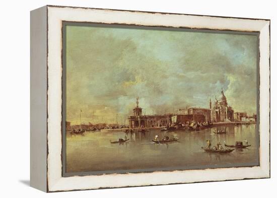 Santa Maria Della Salute Seen from the Mouth of the Grand Canal, Venice-Francesco Guardi-Framed Premier Image Canvas