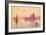 Santa Maria della Salute, Venice, at Sunset, 1865-84-Edward Lear-Framed Giclee Print