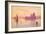 Santa Maria della Salute, Venice, at Sunset, 1865-84-Edward Lear-Framed Giclee Print