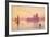 Santa Maria della Salute, Venice, at Sunset, 1865-84-Edward Lear-Framed Giclee Print