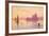 Santa Maria della Salute, Venice, at Sunset, 1865-84-Edward Lear-Framed Giclee Print