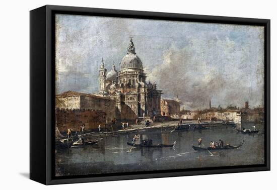 Santa Maria Della Salute, Venice, C.1780 (Oil on Canvas)-Francesco Guardi-Framed Premier Image Canvas