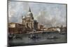 Santa Maria Della Salute, Venice, C.1780 (Oil on Canvas)-Francesco Guardi-Mounted Giclee Print