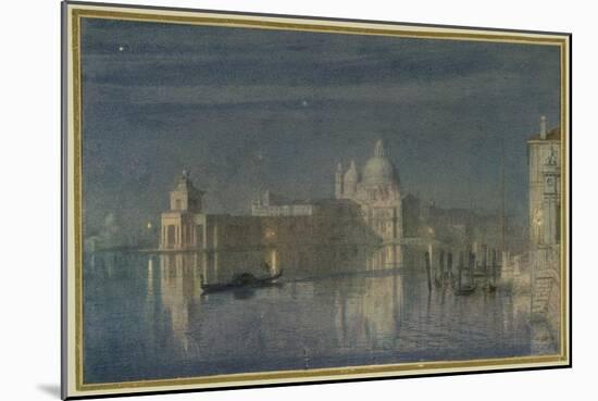 Santa Maria Della Salute, Venice, Moonlight, 1863-Edward John Poynter-Mounted Giclee Print
