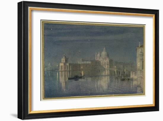 Santa Maria Della Salute, Venice, Moonlight, 1863-Edward John Poynter-Framed Giclee Print