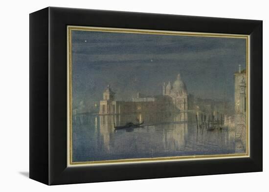 Santa Maria Della Salute, Venice, Moonlight, 1863-Edward John Poynter-Framed Premier Image Canvas