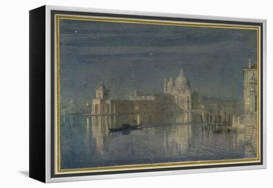Santa Maria Della Salute, Venice, Moonlight, 1863-Edward John Poynter-Framed Premier Image Canvas