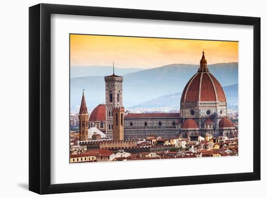 Santa Maria Duomo Florence-null-Framed Art Print