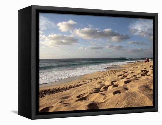 Santa Maria, Island Sal, Cape Verde Islands, Atlantic Ocean, Africa-Hans Peter Merten-Framed Premier Image Canvas