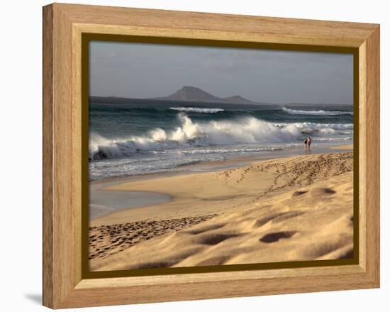 Santa Maria, Island Sal, Cape Verde Islands, Atlantic Ocean, Africa-Hans Peter Merten-Framed Premier Image Canvas