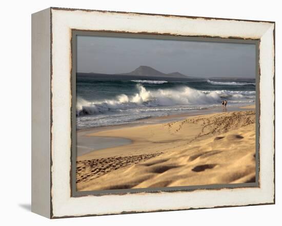 Santa Maria, Island Sal, Cape Verde Islands, Atlantic Ocean, Africa-Hans Peter Merten-Framed Premier Image Canvas