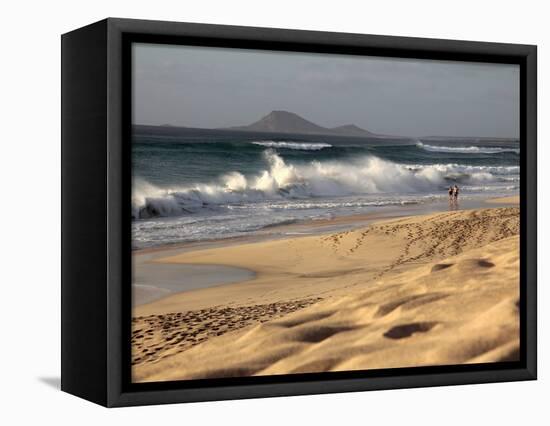 Santa Maria, Island Sal, Cape Verde Islands, Atlantic Ocean, Africa-Hans Peter Merten-Framed Premier Image Canvas