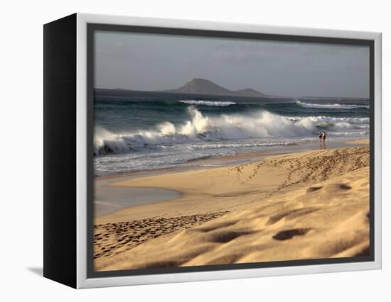 Santa Maria, Island Sal, Cape Verde Islands, Atlantic Ocean, Africa-Hans Peter Merten-Framed Premier Image Canvas