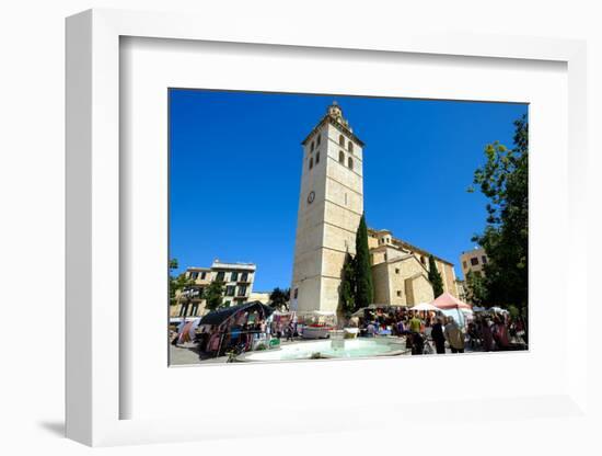 Santa Maria la Major church, Inca, Majorca, Balearic Islands, Spain, Europe-Carlo Morucchio-Framed Photographic Print