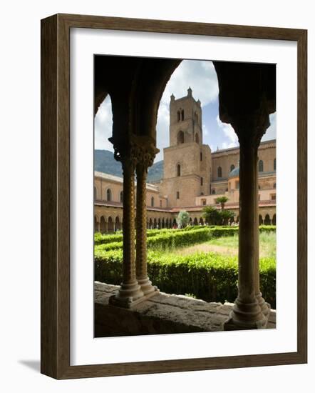 Santa Maria La Nuova Duomo, Monreale, Sicily, Italy-Walter Bibikow-Framed Photographic Print