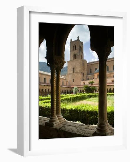 Santa Maria La Nuova Duomo, Monreale, Sicily, Italy-Walter Bibikow-Framed Photographic Print