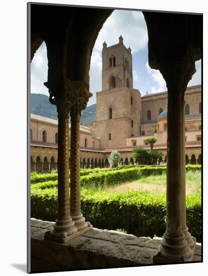 Santa Maria La Nuova Duomo, Monreale, Sicily, Italy-Walter Bibikow-Mounted Photographic Print