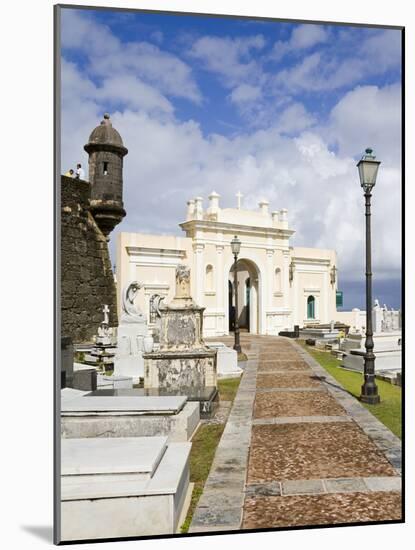Santa Maria Magdalena Cemetery, Old City of San Juan, Puerto Rico Island, West Indies, USA-Richard Cummins-Mounted Photographic Print