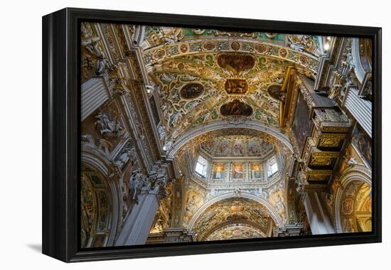 Santa Maria Maggiore Basilica, Bergamo, Lombardy, Italy-Carlo Morucchio-Framed Premier Image Canvas