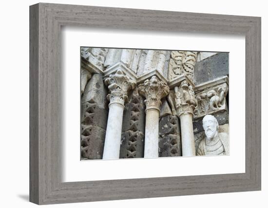 Santa Maria Maggiore Church, Tuscania, Viterbo, Latium, Italy.-Nico Tondini-Framed Photographic Print