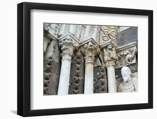 Santa Maria Maggiore Church, Tuscania, Viterbo, Latium, Italy.-Nico Tondini-Framed Photographic Print