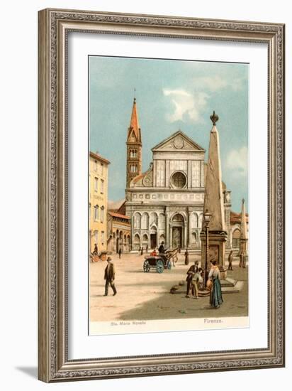 Santa Maria Novella Church, Florence, Italy-null-Framed Art Print