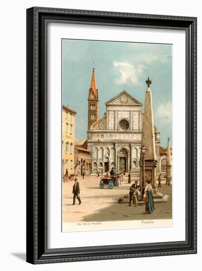 Santa Maria Novella Church, Florence, Italy-null-Framed Art Print