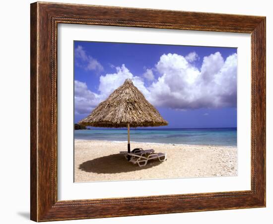 Santa Martha Bay Beach, Curacao, Netherlands Antilles, Caribbean, Central America-DeFreitas Michael-Framed Photographic Print