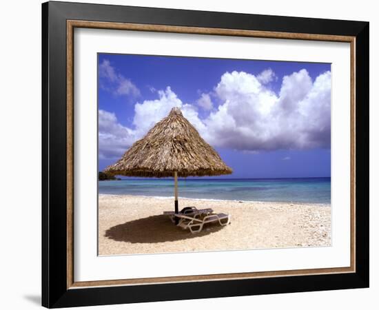 Santa Martha Bay Beach, Curacao, Netherlands Antilles, Caribbean, Central America-DeFreitas Michael-Framed Photographic Print