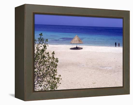 Santa Martha Bay Beach, Curacao, Netherlands Antilles, Caribbean, Central America-DeFreitas Michael-Framed Premier Image Canvas