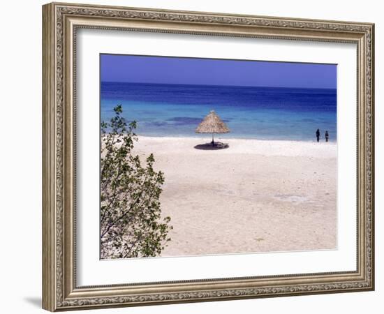 Santa Martha Bay Beach, Curacao, Netherlands Antilles, Caribbean, Central America-DeFreitas Michael-Framed Photographic Print