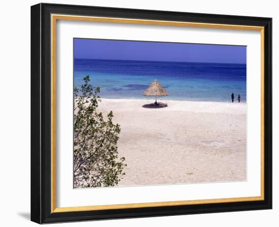 Santa Martha Bay Beach, Curacao, Netherlands Antilles, Caribbean, Central America-DeFreitas Michael-Framed Photographic Print