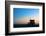 Santa Monica Beach Safeguard Tower at Sunset in Los Angeles-Songquan Deng-Framed Photographic Print