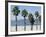 Santa Monica Beach, Santa Monica, California, USA-Ethel Davies-Framed Photographic Print