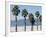 Santa Monica Beach, Santa Monica, California, USA-Ethel Davies-Framed Photographic Print