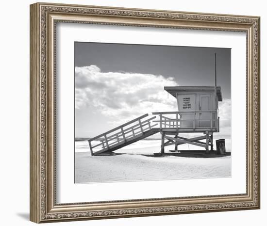 Santa Monica Beach-null-Framed Art Print