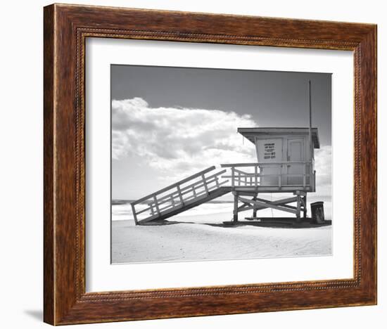 Santa Monica Beach-null-Framed Art Print