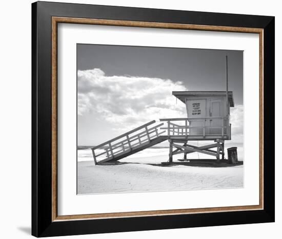 Santa Monica Beach-null-Framed Art Print