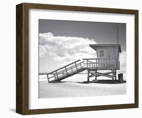 Santa Monica Beach-null-Framed Art Print