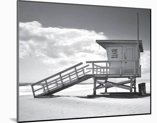 Santa Monica Beach-null-Mounted Art Print