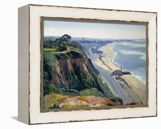 Santa Monica from Above the Palisades-Emil Kosa, Sr-Framed Stretched Canvas