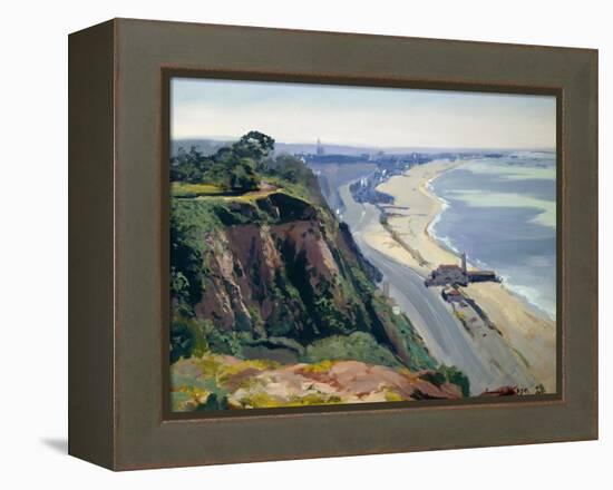 Santa Monica from Above the Palisades-Emil Kosa, Sr-Framed Stretched Canvas