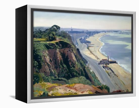 Santa Monica from Above the Palisades-Emil Kosa, Sr-Framed Stretched Canvas