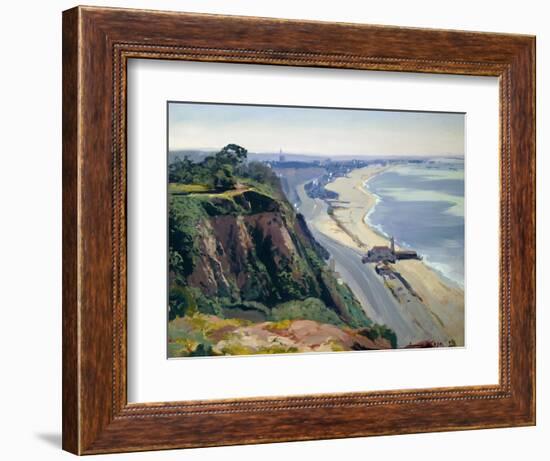 Santa Monica from Above the Palisades-Emil Kosa, Sr-Framed Art Print